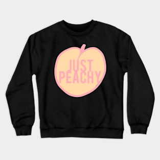 Just Peachy Crewneck Sweatshirt